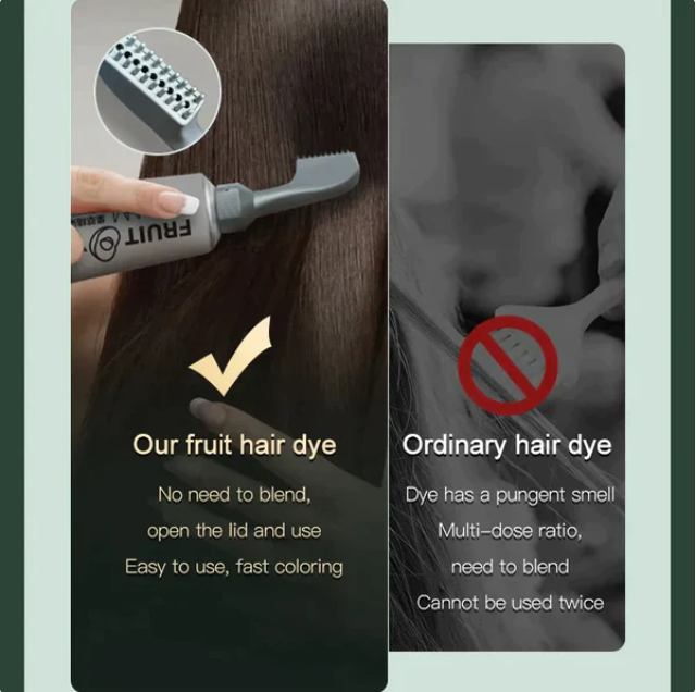 Fruit Essence Hair Dyeing Comb(50% OFF)