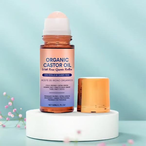 🏆Flash Sale⚡ 50K+ SOLD! Almost Gone-💥🎉🌿✨ Organic Castor Oil Roll-On - For Radiant Skin, Lush Hair & Relaxation,Best Gifts