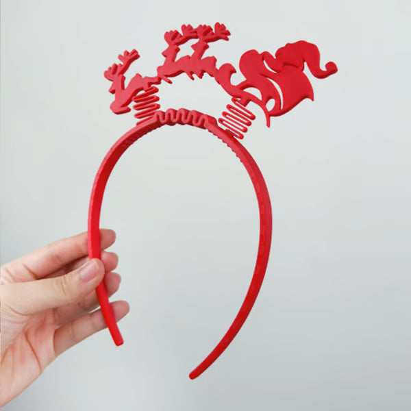 🎅 3D Printed Cartoon Colorful Christmas Headband