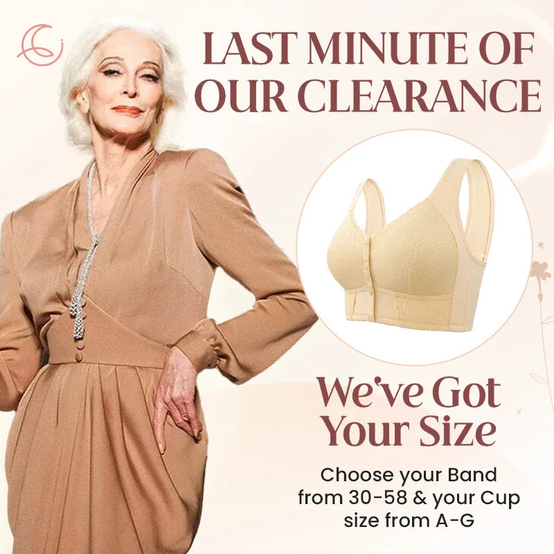 2025 New Front Closure Breathable Bra for Seniors