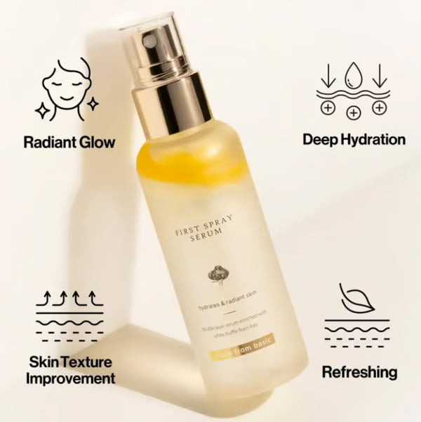 White Truffle First Spray Serum - Authentic Face Glow Serum - Lightweight & Vegan Korean Serum Face Spray(🔥The more you buy, the better the deal🔥)