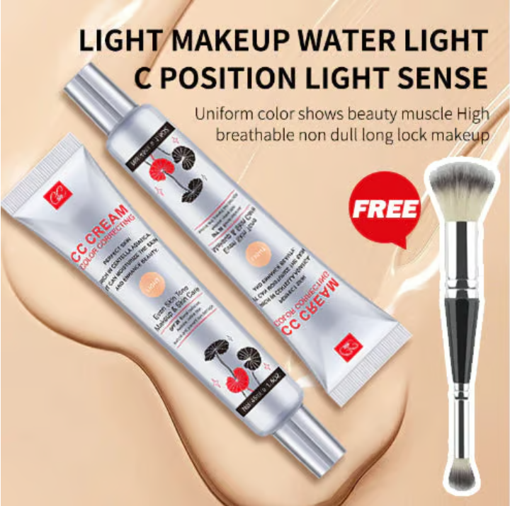 🔥BUY 1 GET 1 FREE + MAKEUP BRUSH!!✨Luxe Brush Foundation - SPF50+(Perfect for every age group)