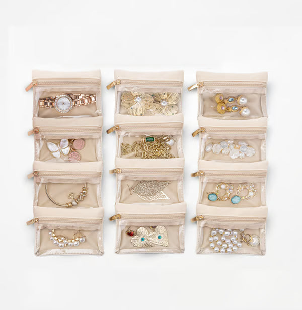 🔥Travel Jewelry Box with Small Pouches 21 Reviews