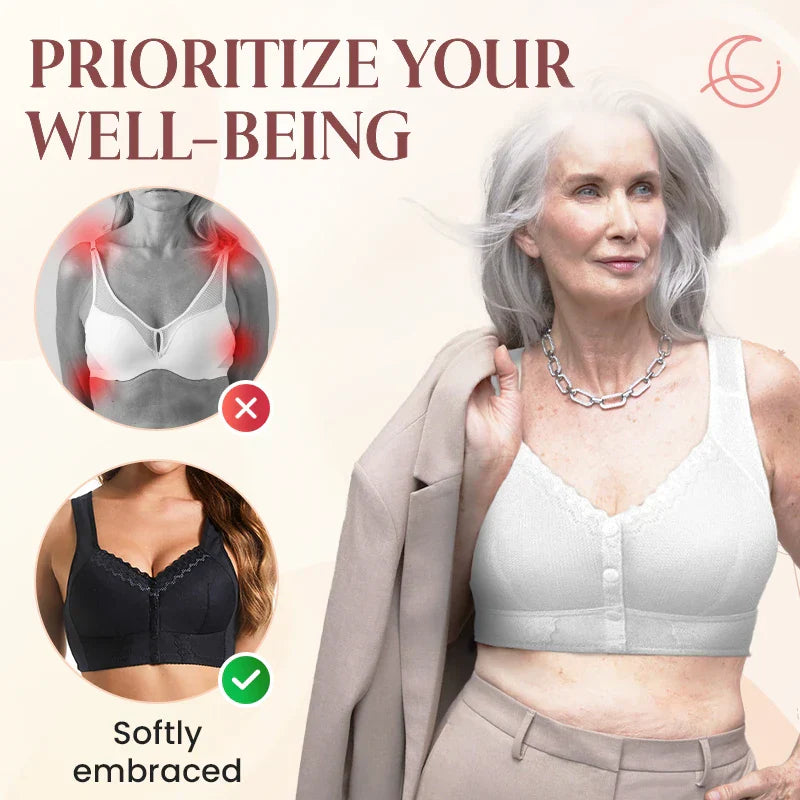 2025 New Front Closure Breathable Bra for Seniors