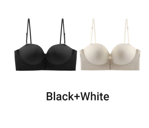 Women's Non-Slip Front Closure Strapless Bra