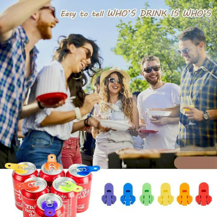 🔥Easy Can Opener,Soda Beer Can Opener & Beverage Can Cover Protector