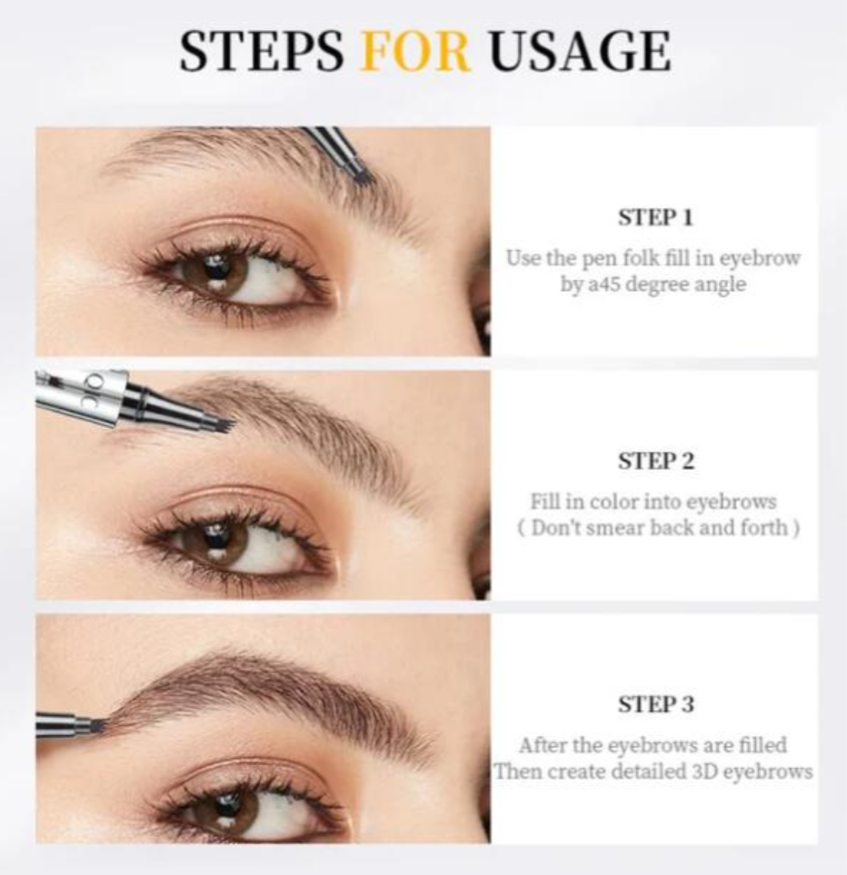 🎅Hot Sale-3D Waterproof Microblading Eyebrow Pen