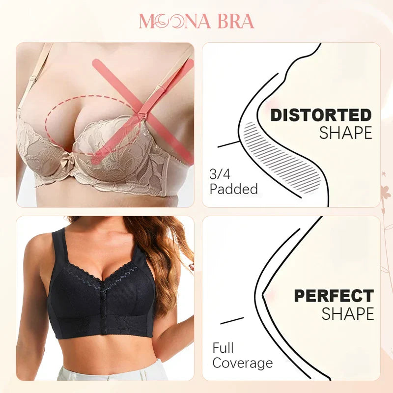 2025 New Front Closure Breathable Bra for Seniors