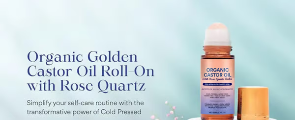 🏆Flash Sale⚡ 50K+ SOLD! Almost Gone-💥🎉🌿✨ Organic Castor Oil Roll-On - For Radiant Skin, Lush Hair & Relaxation,Best Gifts