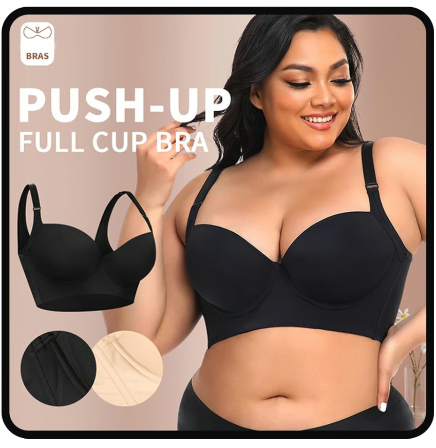 🔥2025 Hot Sale✨Plus size woman's bra, comfortable, slimming and anti-sagging