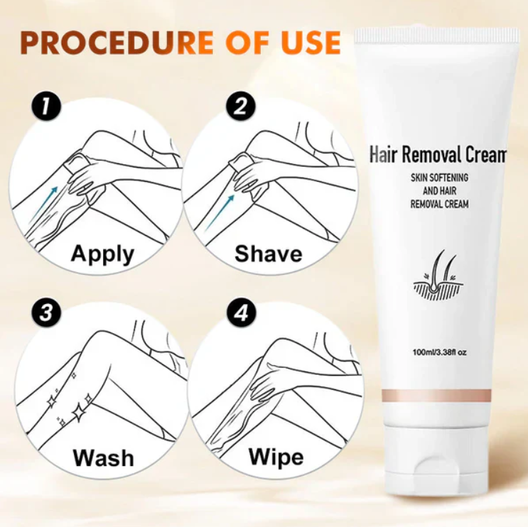 Versatile, Aromatic, Mild Formula Hair Removal Cream