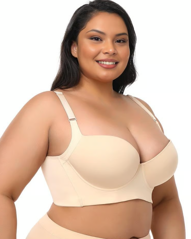🔥2025 Hot Sale✨Plus size woman's bra, comfortable, slimming and anti-sagging