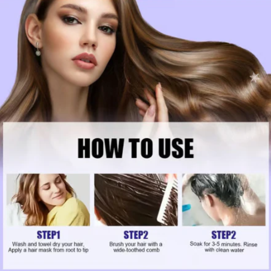 Purple Keratin Hair Mask