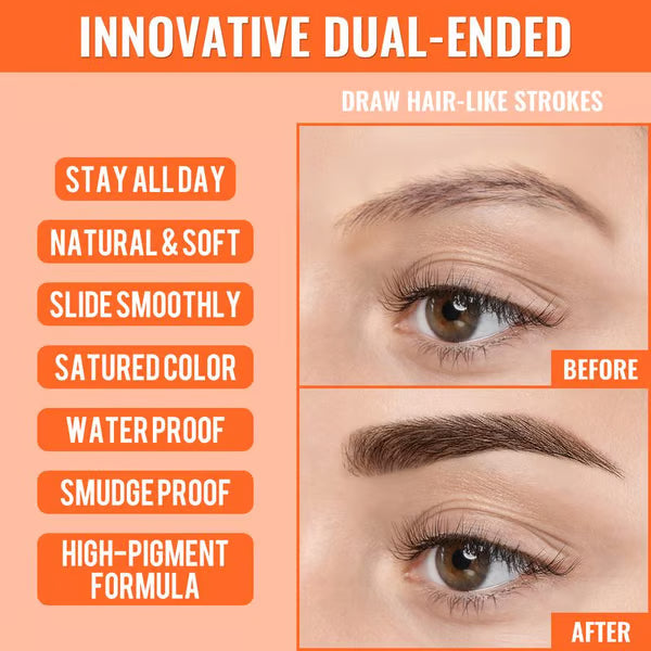 🌟 Achieve Perfect Brows✨ 4D Brow Pen – For Natural, All-Day Eyebrow & Eyeliner Perfection! 💁♀