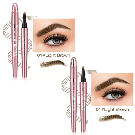 🎁Last Day Buy 1 Get 1 Free✨Waterproof Micro-Fork Eyebrow Pencil, Long-Lasting Brow Pen for Natural Hair-Like Strokes