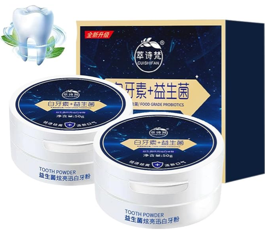 Teeth Whitening Powder - 50g Probiotics Tooth Powder