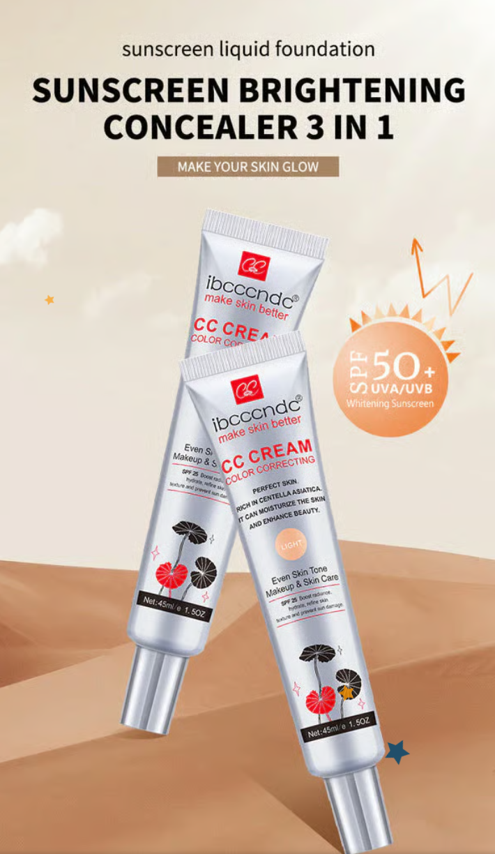 🔥BUY 1 GET 1 FREE + MAKEUP BRUSH!!✨Luxe Brush Foundation - SPF50+（Perfect for every age group）