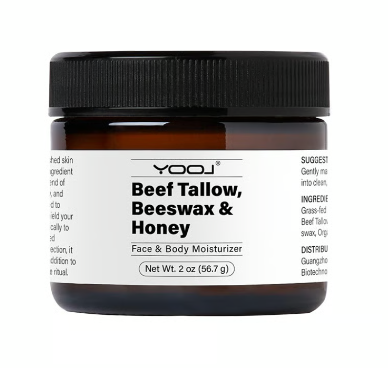 🔥Beef Tallow Beeswax and Honey Face Moisturizer