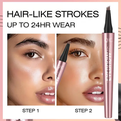 🎁Last Day Buy 1 Get 1 Free✨Waterproof Micro-Fork Eyebrow Pencil, Long-Lasting Brow Pen for Natural Hair-Like Strokes