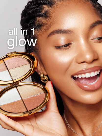 ✨ Last Day Buy 1 Get 1 Free ✨Glow Wardrobe Highlighting Eye & Cheek Palette