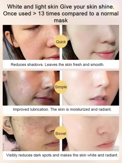 Brightening and Whitening Spot-Removing Face Mask