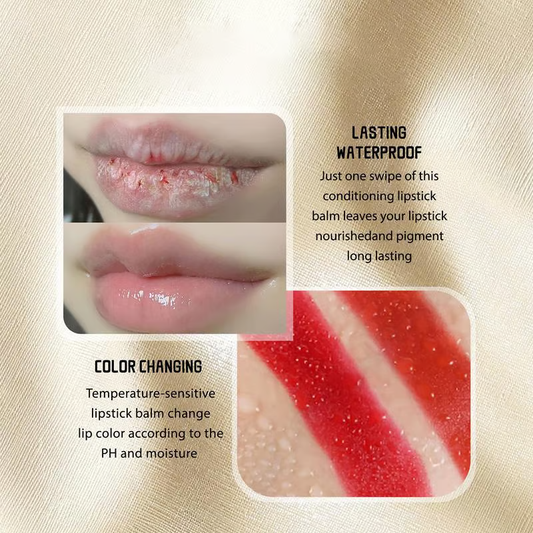 💋 Experience Luxurious Lips ✨Transferproof Color-Changing Lipstick💄CrystalClear Color Alchemy 💋 Auto-Tints on Contact!