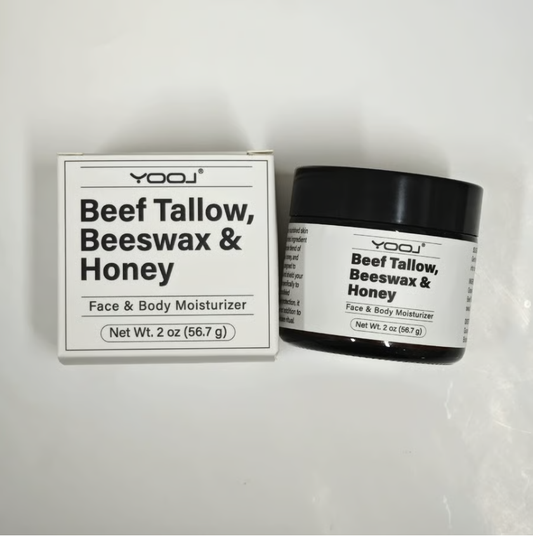 🔥Beef Tallow Beeswax and Honey Face Moisturizer