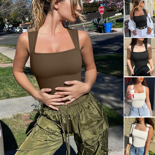 ⏰Final 3 Hours Buy 1 Get 3 Packs✨Sleeveless Tummy Control Tank Tops Bodysuits