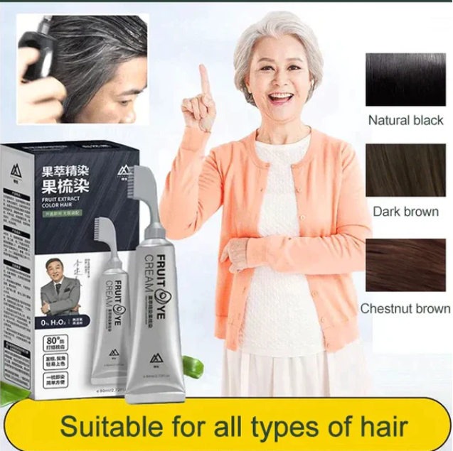 Fruit Essence Hair Dyeing Comb（50% OFF）